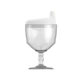 Baby Plastic Goblet, Children'S Wine Cup, Juice Cup, Children'S Milk Cup (Option: White-150ml)