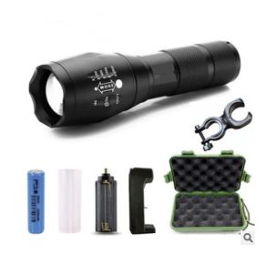 Flashlight Bicycle Lamp Mountain Bike Riding Lamp Mini Multi-Function (Option: Set)