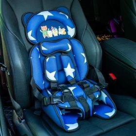 Child Safety Seat Simple Portable Car Seat Cushion (Option: Five star bear)