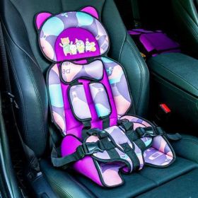 Child Safety Seat Simple Portable Car Seat Cushion (Option: Sky bear)