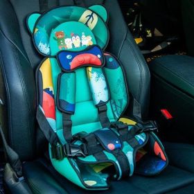 Child Safety Seat Simple Portable Car Seat Cushion (Option: Star bear)