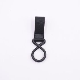 Multifunctional Nylon Baby Storage Hook Accessories (Color: Black)