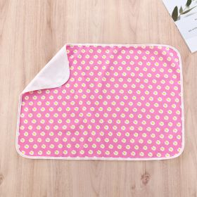 Washable And Breathable Child Protection Pad (Option: Pink daisy-30x45cm)