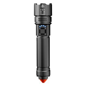 30W White Laser Telescopic Focusing Flashlight (Option: BlackB no Battery)