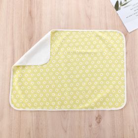 Washable And Breathable Child Protection Pad (Option: Yellow daisy-30x45cm)