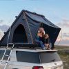 Trustmade Triangle Aluminium Black Hard Shell Grey Rooftop Tent with Roof Rack Scout Plus Series