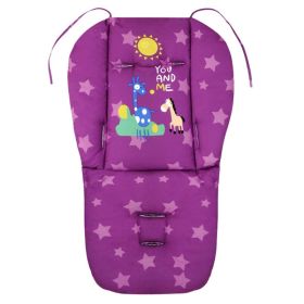 Thickened Children's Dining Chair Electric Car Universal Cushion (Option: Purple-76x48cm)