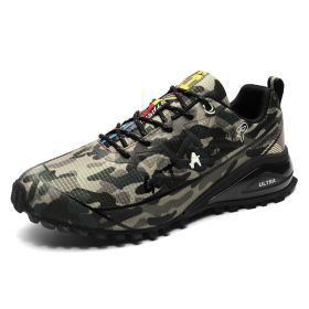 Men's Outdoor Off-road Running Shoes Air Cushion Mountaineering (Option: Camouflage-44)